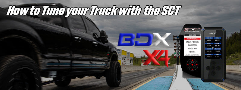 Tune your Truck with SCT X4/BDX Tuner truck and tuner image