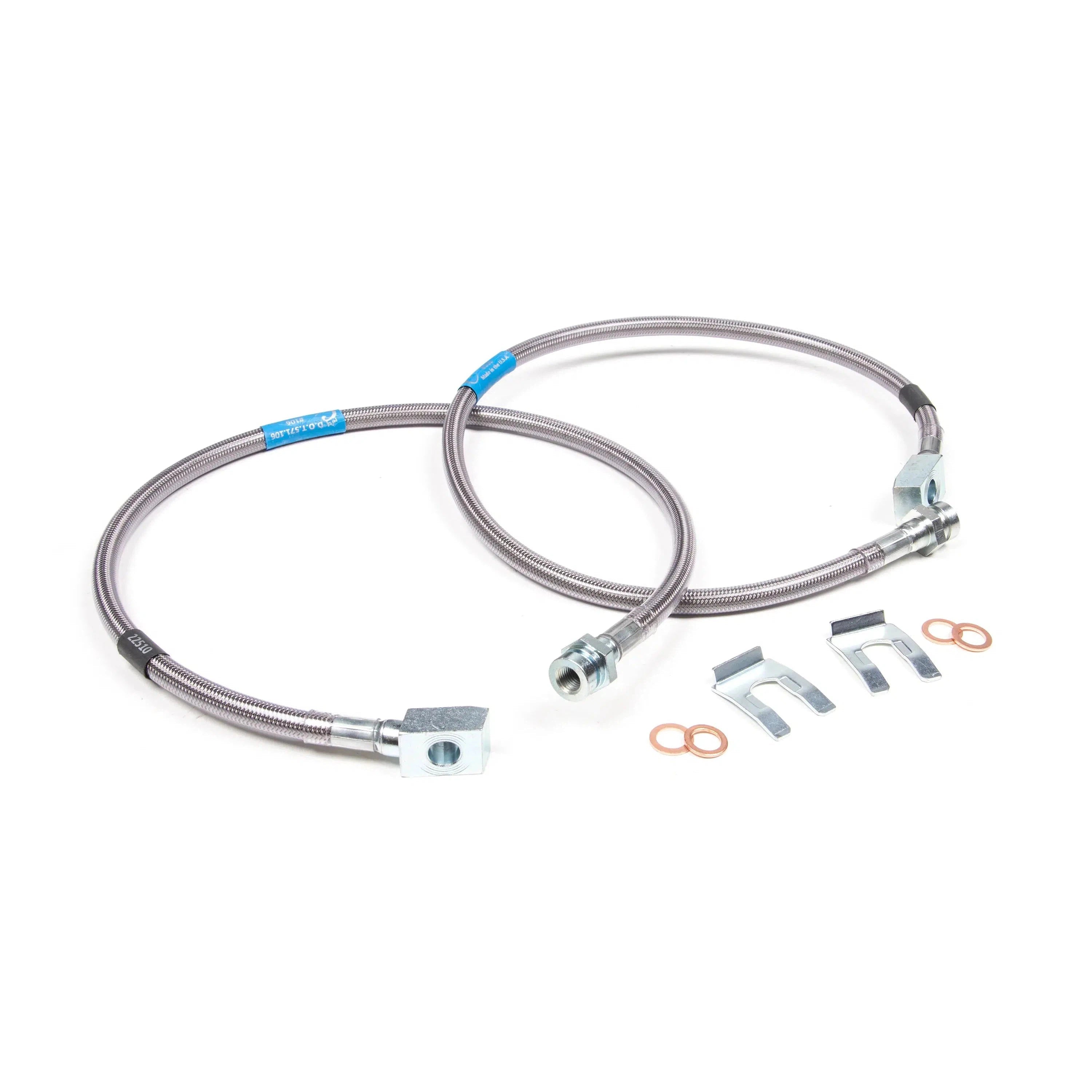 1988-1998 GMC Stainless Steel Front Brake Line set (garage-sale-BDS101001)-Brake Lines-BDS-garage-sale-BDS101001-Dirty Diesel Customs