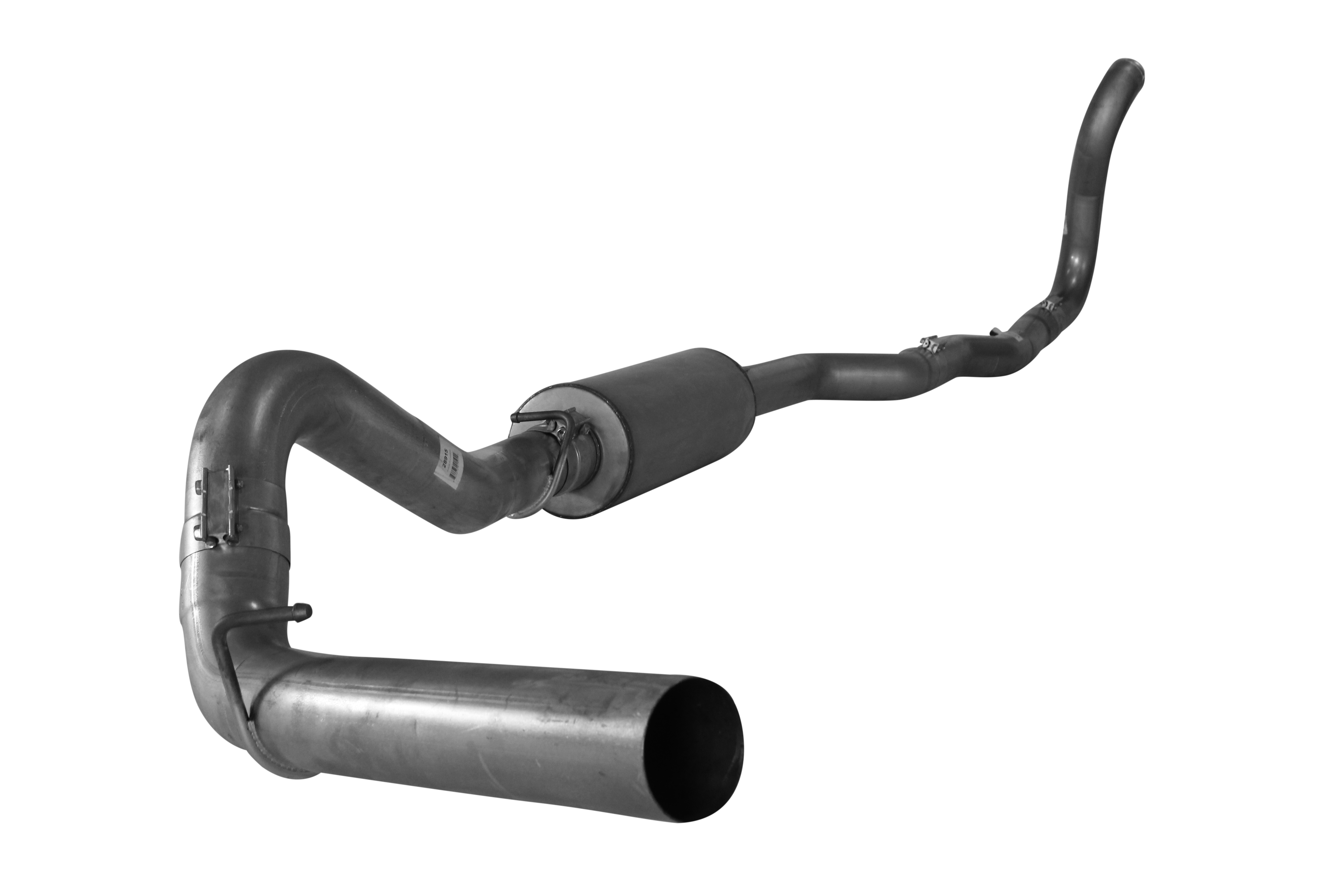 1989-1993 Cummins 4" Turbo Back Exhaust w/ Muffler (FLO-847)-Turbo Back Exhaust System-Flo-Pro-411110-Dirty Diesel Customs