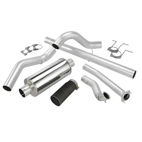 1994-1997 Powerstroke 4" Turbo Back Exhaust System w/ Muffler (46299)-Turbo Back Exhaust System-Banks Power-46299-B-Dirty Diesel Customs