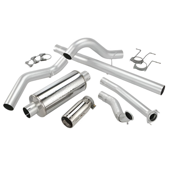 1994-1997 Powerstroke 4" Turbo Back Exhaust System w/ Muffler (46299)-Turbo Back Exhaust System-Banks Power-46299-Dirty Diesel Customs