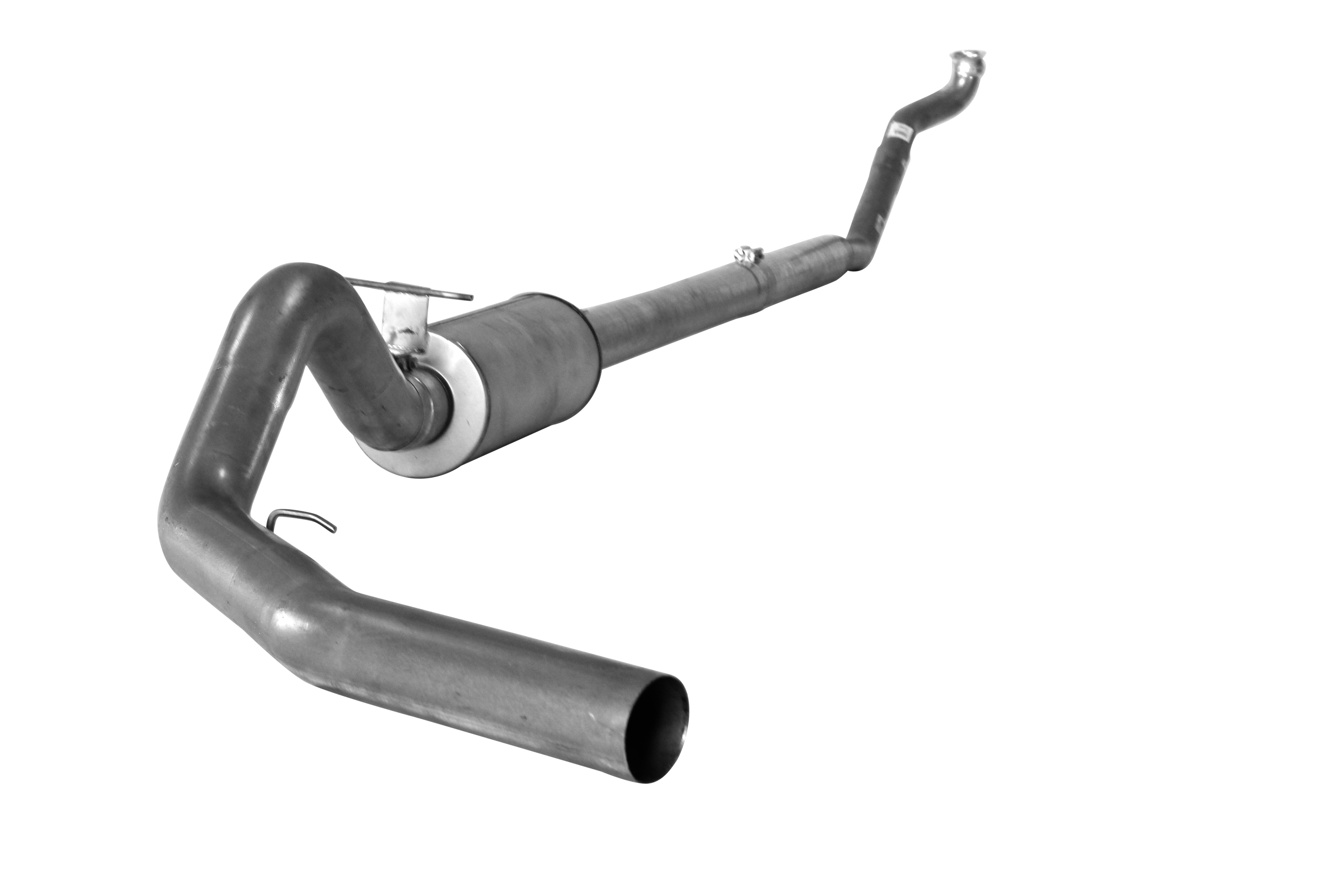 1994-1997.5 Powerstroke 4" Turbo Back Exhaust System w/ Muffler (FLO-821)-Turbo Back Exhaust System-Flo-Pro-421107-Dirty Diesel Customs