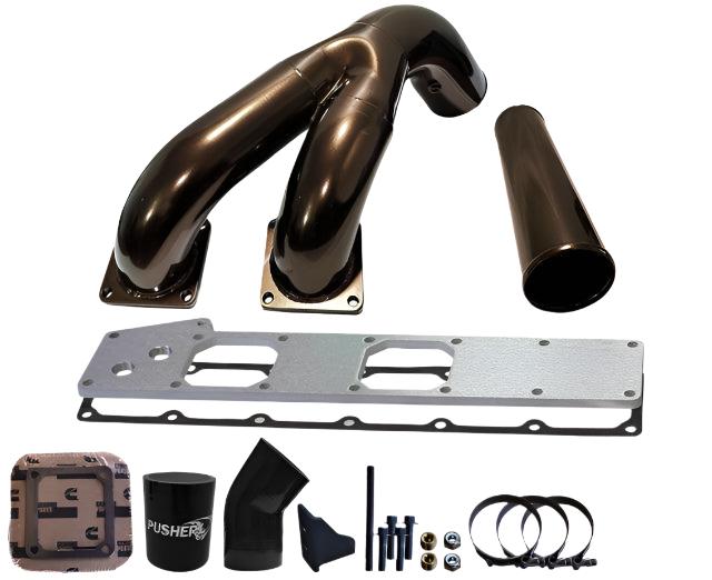 1994-1998 Cummins 3.5" Mega Twin Intake System (PDC9498MT)-Intake Manifold-Pusher-Dirty Diesel Customs