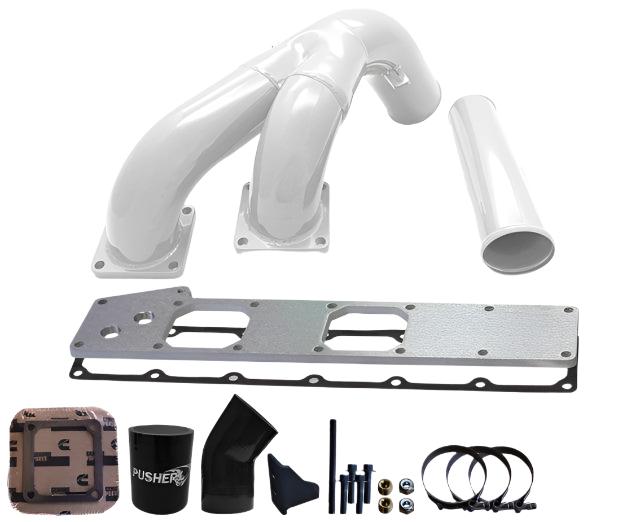 1994-1998 Cummins 3.5" Mega Twin Intake System (PDC9498MT)-Intake Manifold-Pusher-Dirty Diesel Customs