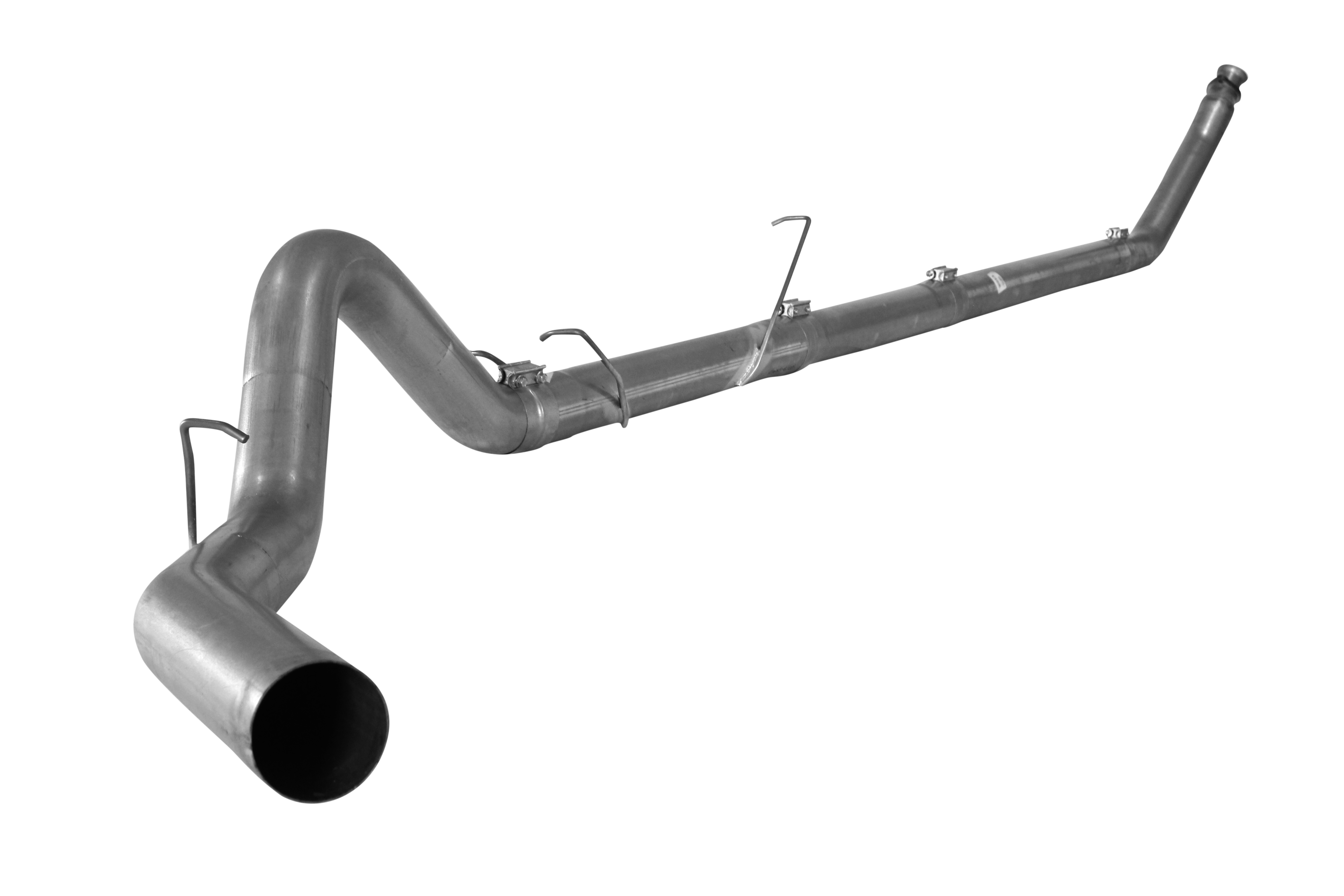 1994-2002 Cummins 4" Turbo Back Exhaust - No Muffler (FLO 802NM)-Turbo Back Exhaust System-Flo-Pro-FLO-802NM-Dirty Diesel Customs