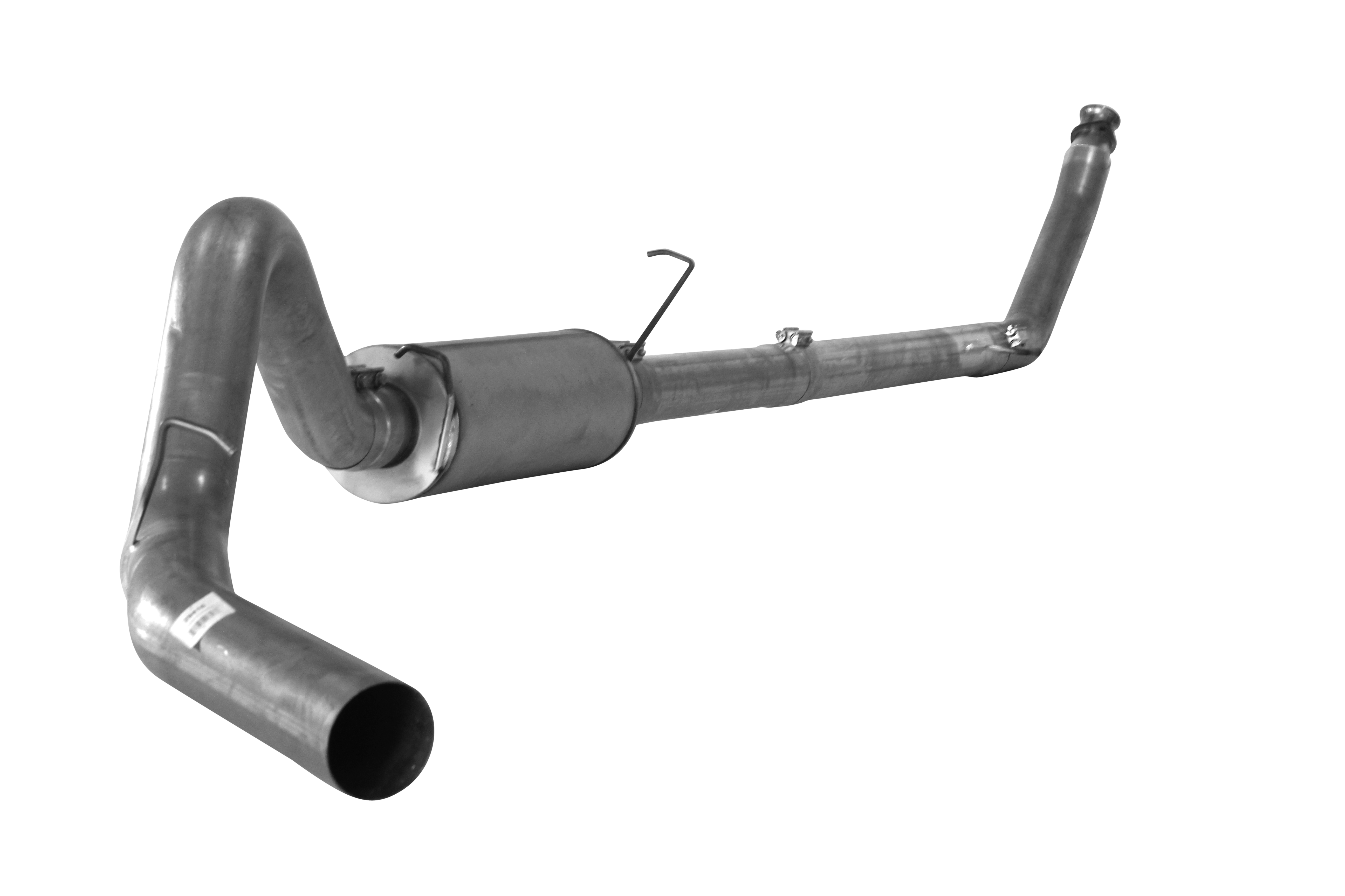 1994-2002 Cummins 4" Turbo Back Exhaust w/ Muffler (FLO 802)-Turbo Back Exhaust System-Flo-Pro-FLO-802-Dirty Diesel Customs