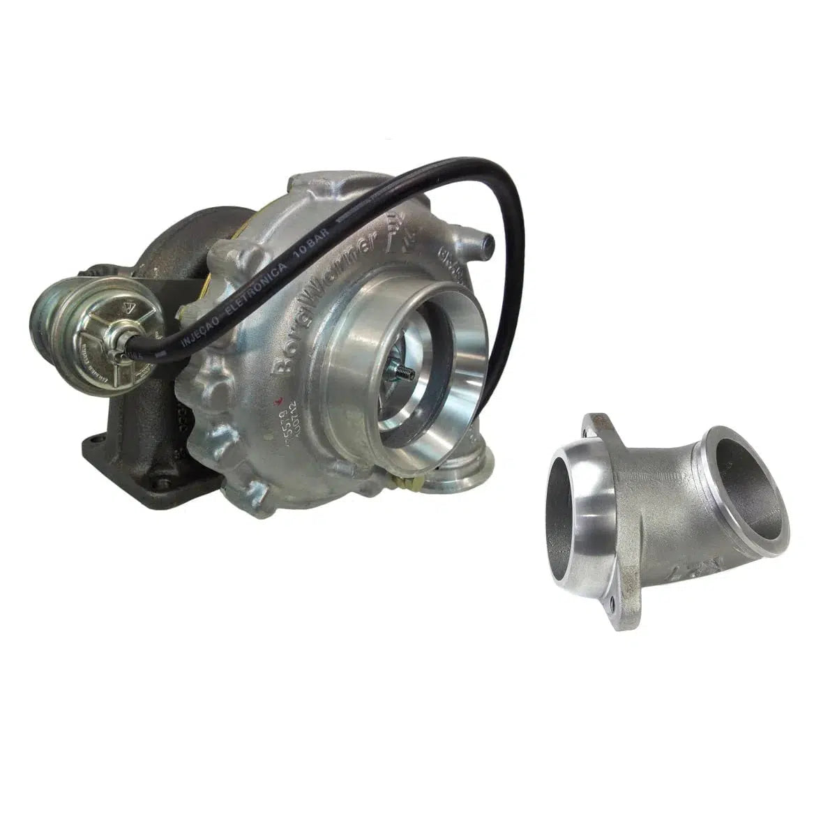 1994-2002 Cummins K27 BorgWarner Turbocharger W/ Elbow (53279880001KIT)-Performance Turbocharger-Industrial Injection-53279880001KIT-Dirty Diesel Customs