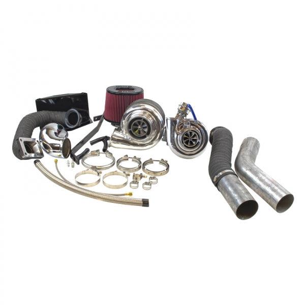 1994-2002 Cummins Race Compound Turbo Kit (229403)-Performance Turbocharger-Industrial Injection-229403-Dirty Diesel Customs