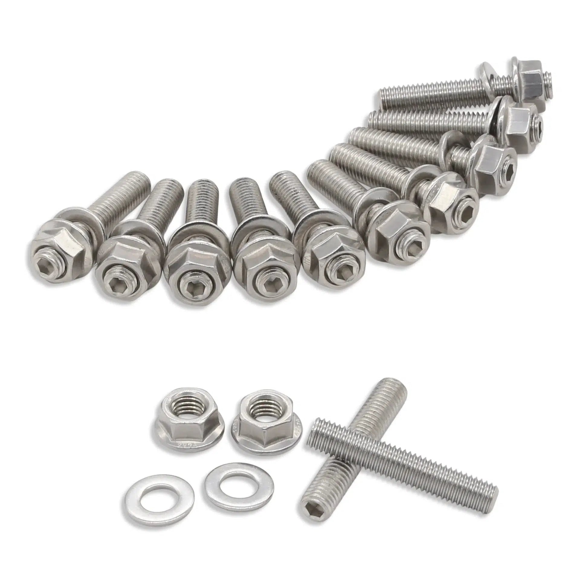 1994-2018 Cummins Stainless Steel Exhaust Manifold Studs (SMED-5967)-Head Studs-Smeding Diesel LLC-Dirty Diesel Customs