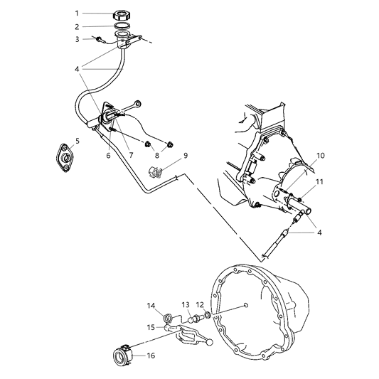 1994-2018 Dodge Clutch Release Fork Lever (52087515)-Release Bearing-Valair-52087515-Dirty Diesel Customs