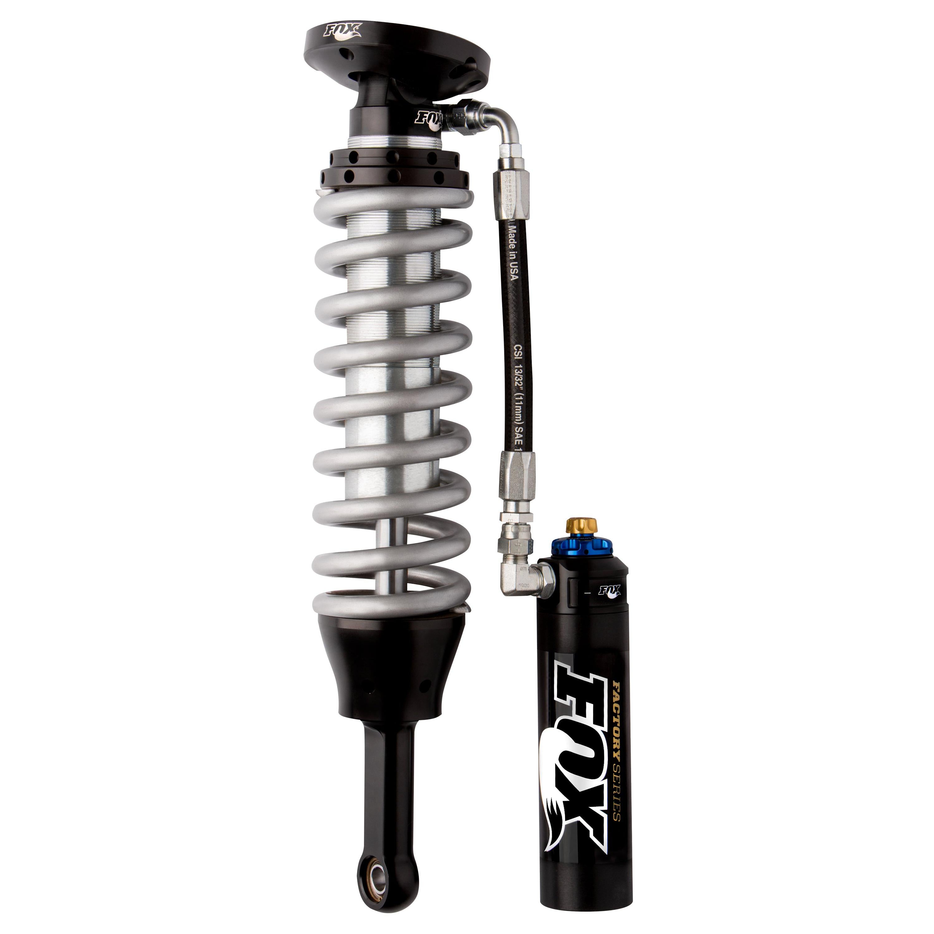 1995-2004 Tacoma Front 0-3" Factory Race Series 2.5 Coilover Reservoir Shock (Pair) - Adjustable-Coilovers-FOX-Dirty Diesel Customs