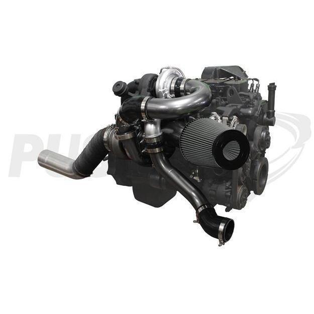 1998-2002 24V Cummins Low Mount Compound Turbo System (PDC9802LM)-Compound Turbo Kit-Pusher-PDC9802LMX_T-Dirty Diesel Customs