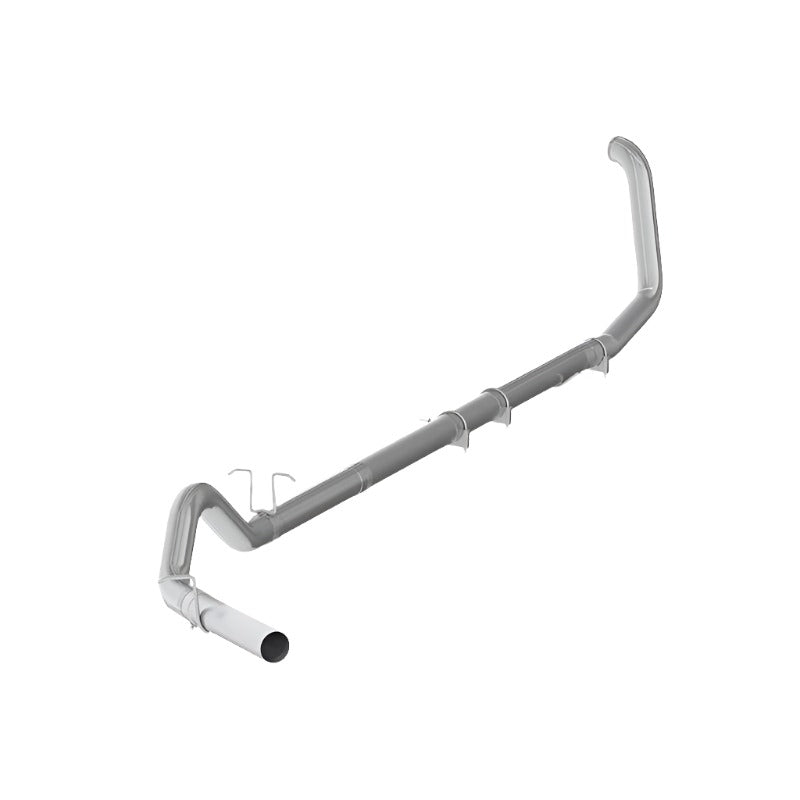 1999-2002 Powerstroke 4" Turbo Back Exhaust - No Muffler (S6200PLM)-Turbo Back Exhaust System-MBRP-Dirty Diesel Customs