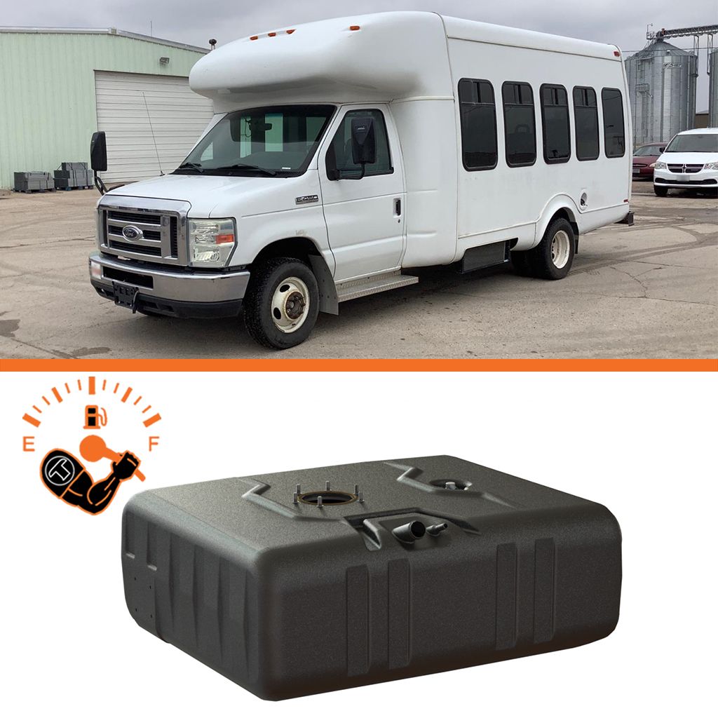 1999-2010 Powerstroke After Axle Utility Tank For Cut-Away Vans (8020199)-Fuel Tank-Titan Tanks-8020199-Dirty Diesel Customs