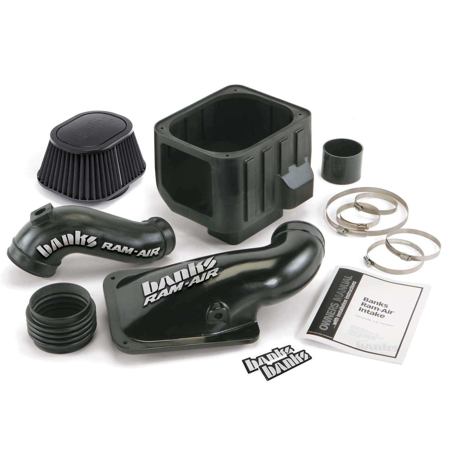 2001-2004 Duramax Cold Air Intake Kit (42132)-Intake Kit-Banks Power-Dirty Diesel Customs