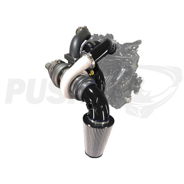 2001-2004 Duramax LB7 Max Compund Turbo System (PGD0104GBS)-Compound Turbo Kit-Pusher-PGD0104GBS_K-Dirty Diesel Customs