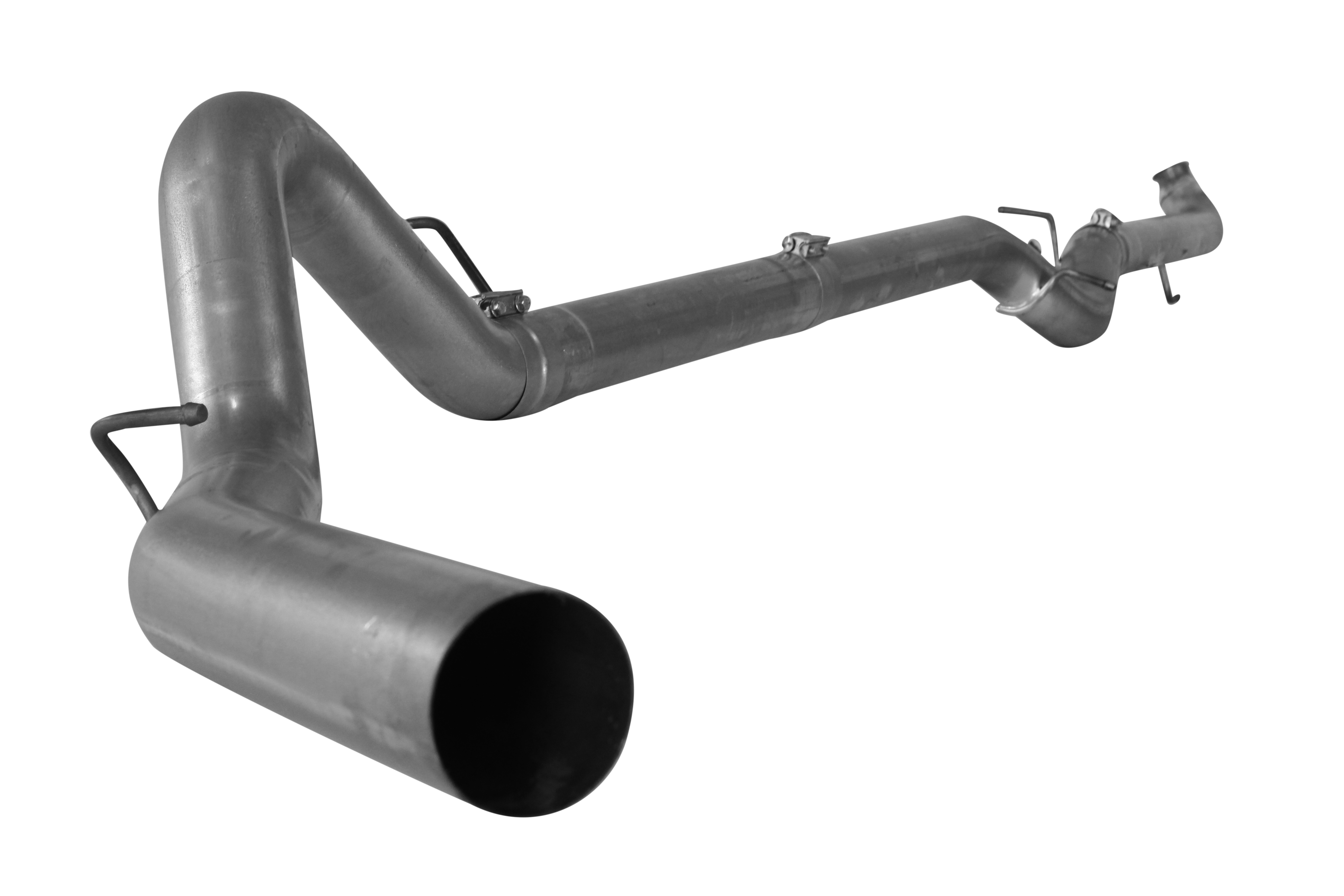 2001-2007 Duramax 4" Downpipe Back Exhaust - No Muffler (FLO-801NM)-Downpipe Back Exhaust System-Flo-Pro-432112-Dirty Diesel Customs