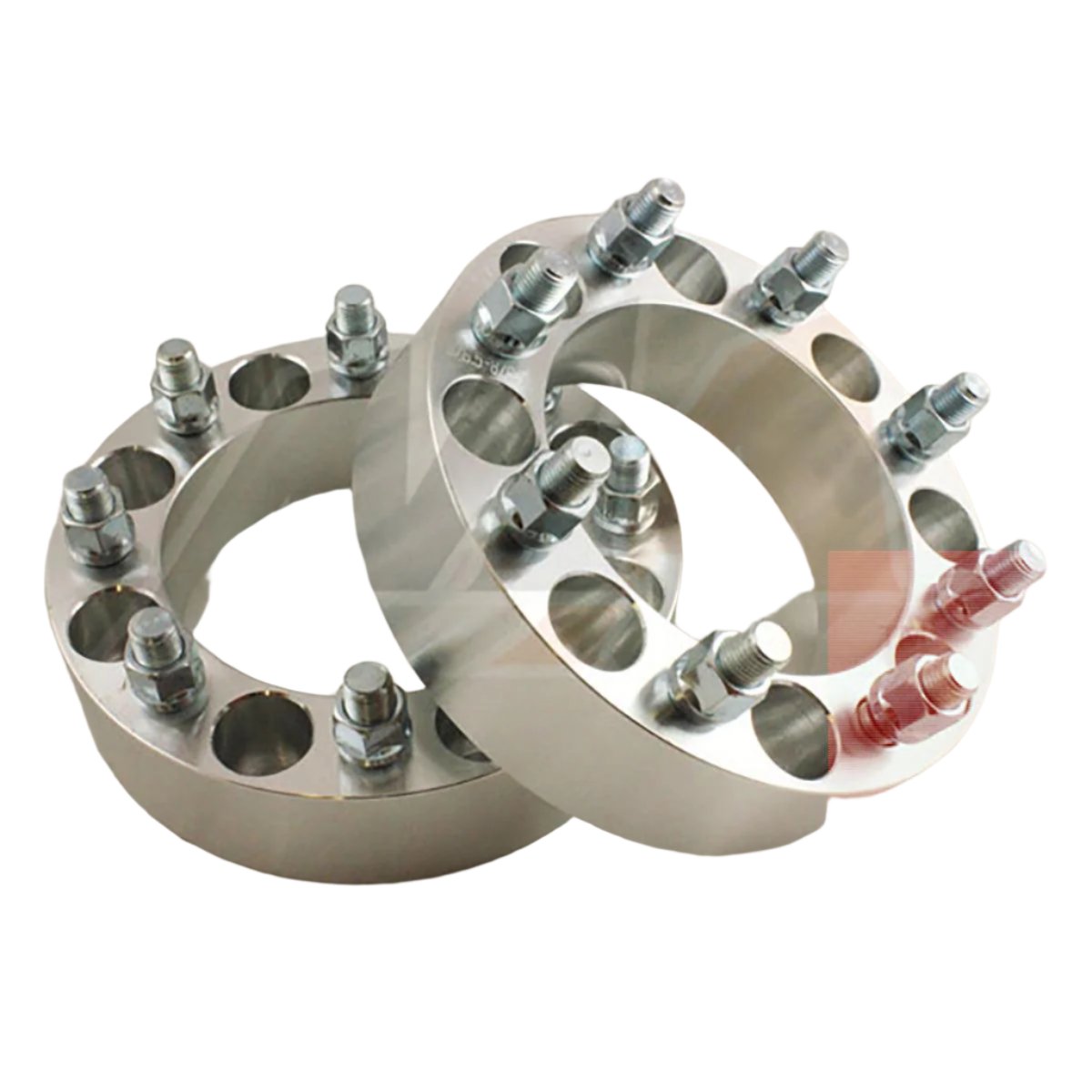 2001-2010 Duramax 2" Wheel Spacers 8 On 6-1/2" Pair (10127)-Wheel Spacers-Merchant Auto-10127-Dirty Diesel Customs