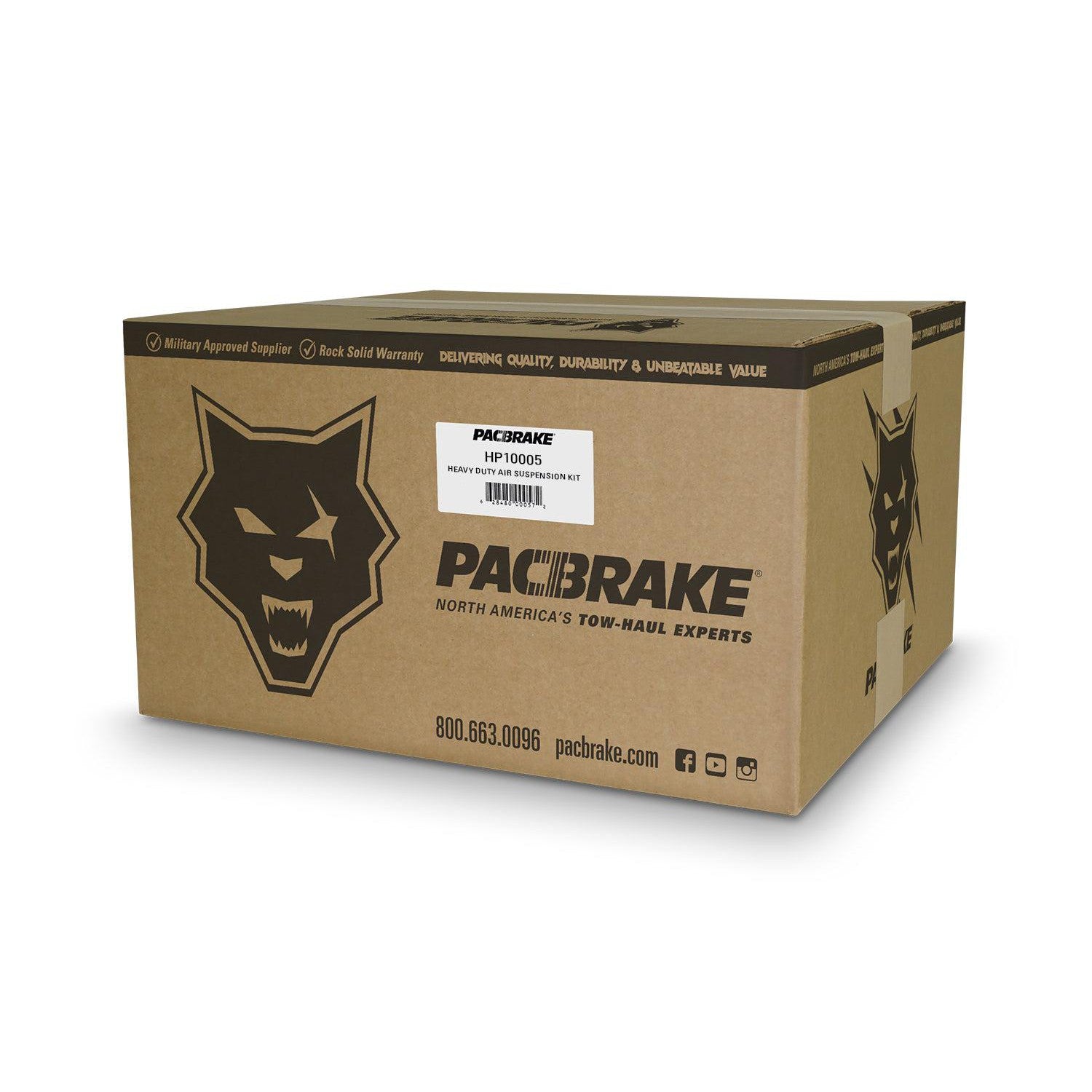 2001-2010 Duramax Alpha HD Pro Rear Air Suspension (HP10005-J)-Air Bags-PACBRAKE-Dirty Diesel Customs