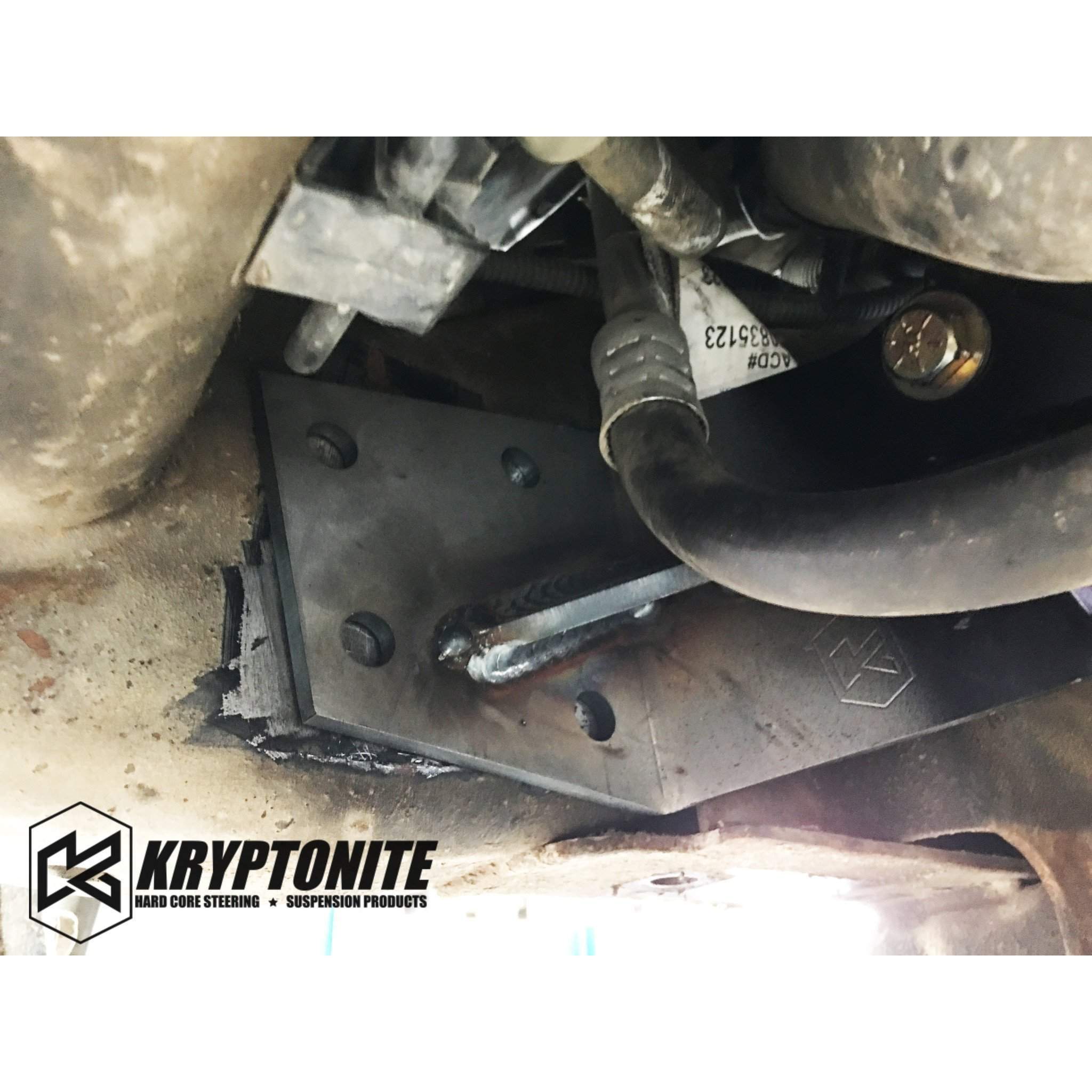 2001-2010 Duramax Idler Support Frame Gusset (KRGUSSET10)-Idler Support Gussets-KRYPTONITE-Dirty Diesel Customs