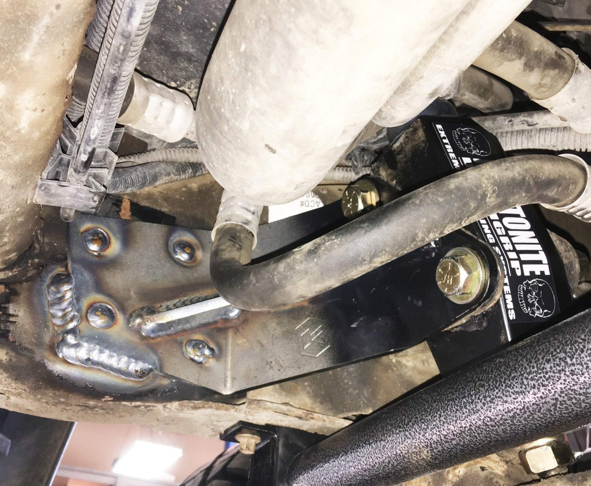 2001-2010 Duramax Idler Support Frame Gusset (KRGUSSET10)-Idler Support Gussets-KRYPTONITE-KRGUSSET10-Dirty Diesel Customs