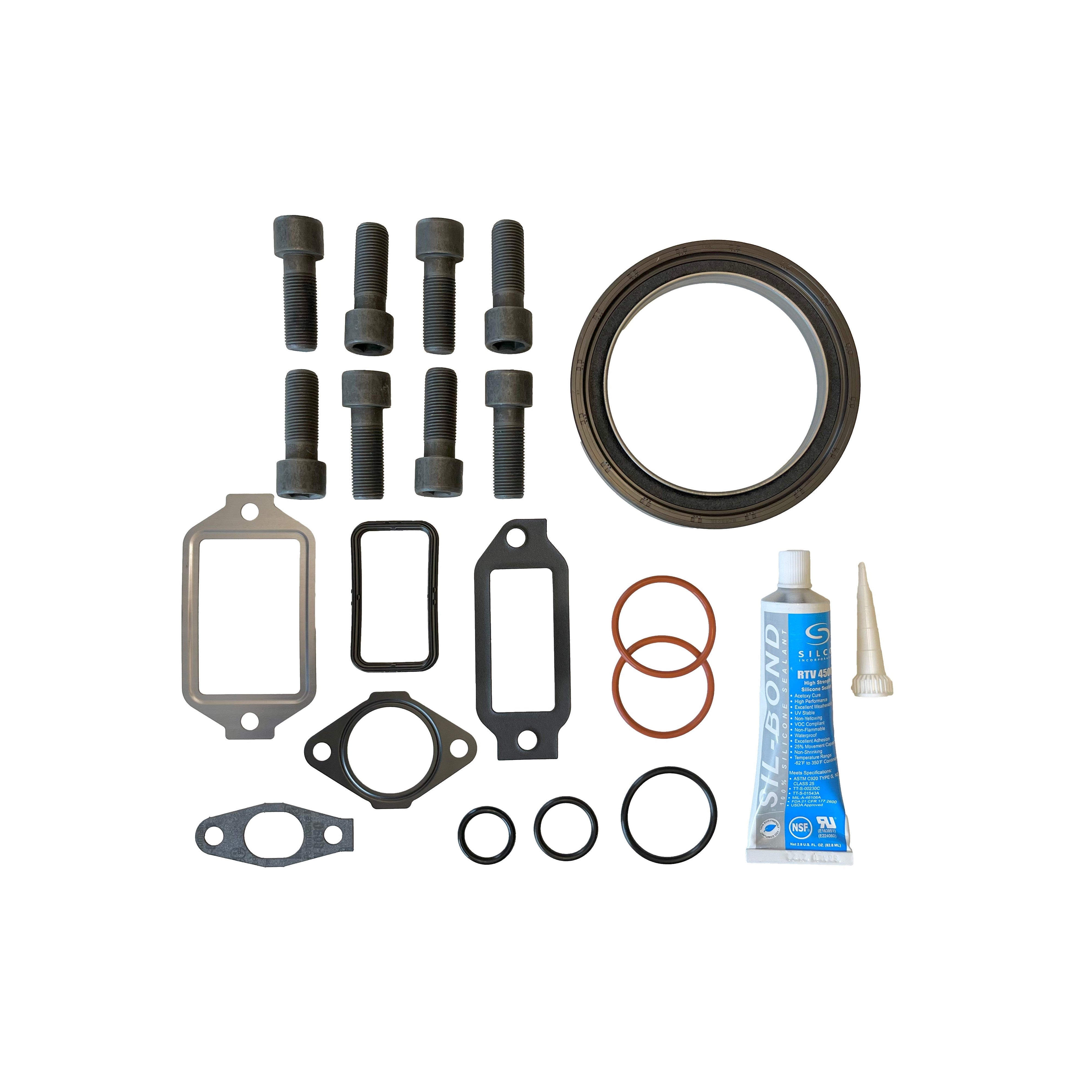 2001-2010 Duramax Rear Cover Install Kit (10570)-Engine Gaskets-Merchant Auto-Dirty Diesel Customs