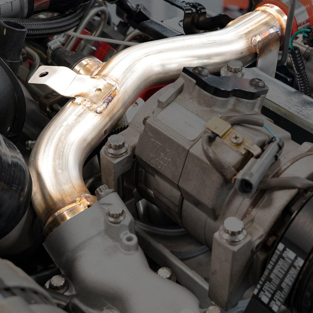 2001-2010 Duramax SS Engine Coolant Return Pipe (119001000)-Coolant Pipes-PPE-Dirty Diesel Customs