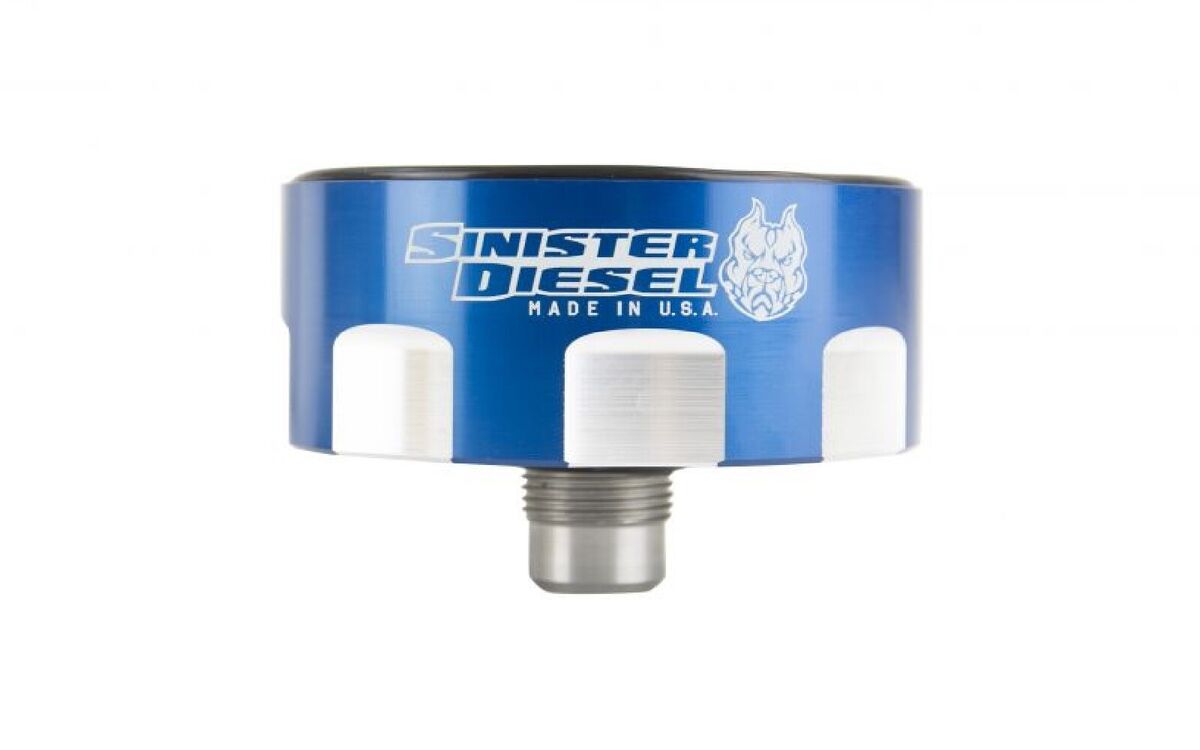 2001-2016 Duramax CAT Fuel Filter Adapter (SD-CAT-DMAX)-Fuel Filter Adapter-Sinister-SD-CAT-DMAX-Dirty Diesel Customs