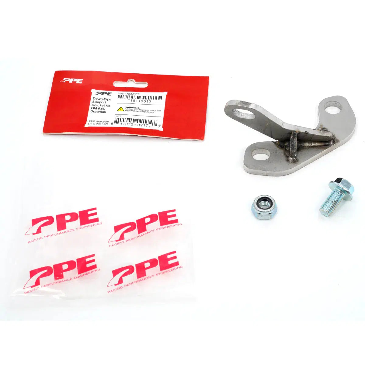 2001-2016 Duramax Downpipe Support Bracket (116110510)-Downpipe Support Brackets-PPE-Dirty Diesel Customs