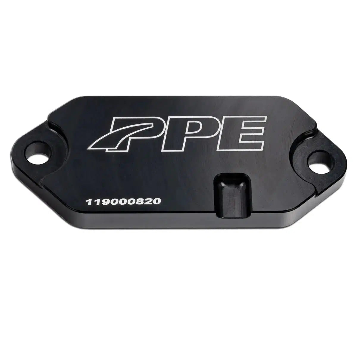 2001-2024 Duramax Coolant Block-Off Plate Billet Aluminum (Black) (119000820)-Coolant Block Off-PPE-119000820-Dirty Diesel Customs