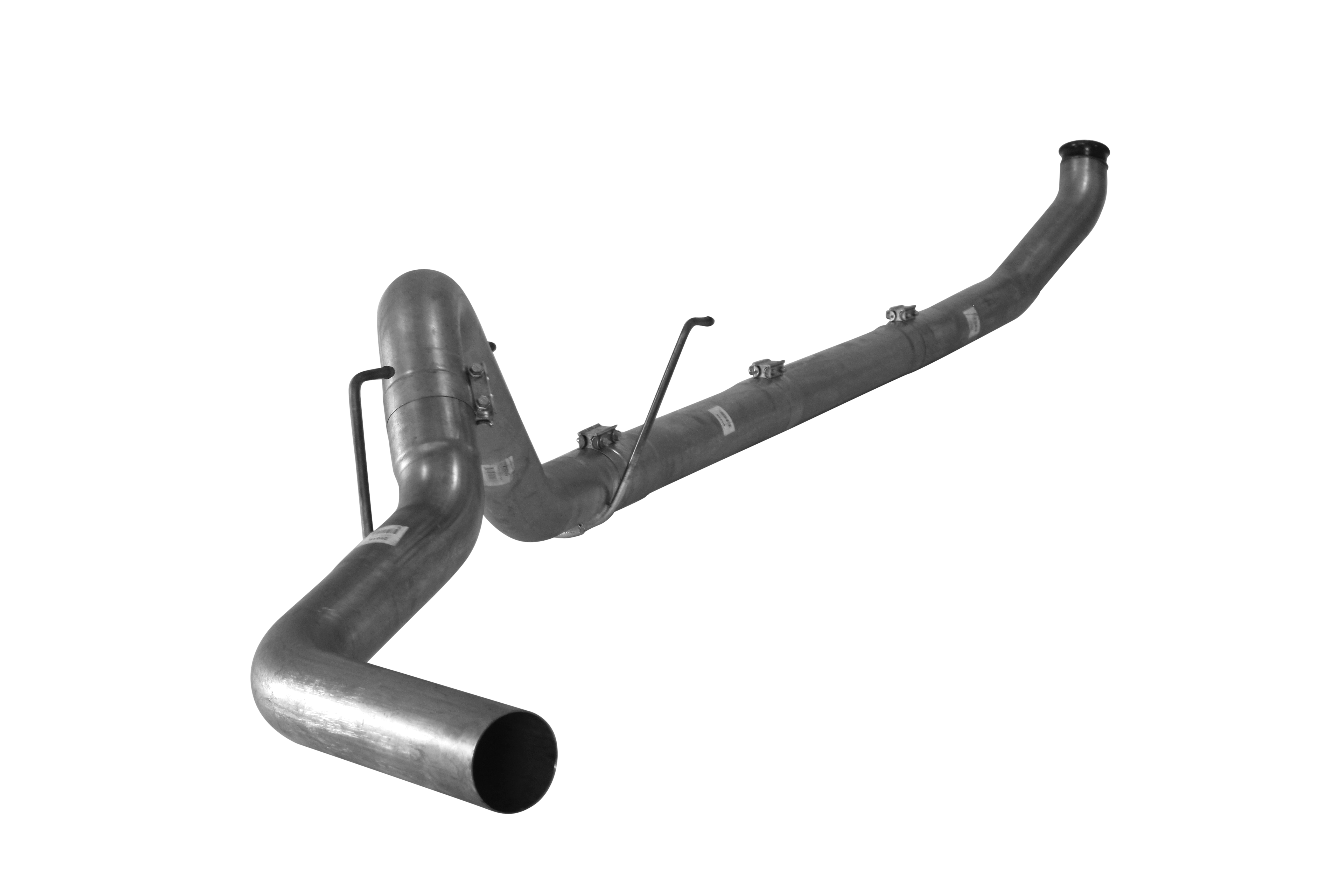 2003-2004 Cummins 4" Turbo Back Exhaust - No Muffler (FLO-805NM)-Turbo Back Exhaust System-Flo-Pro-411031-Dirty Diesel Customs