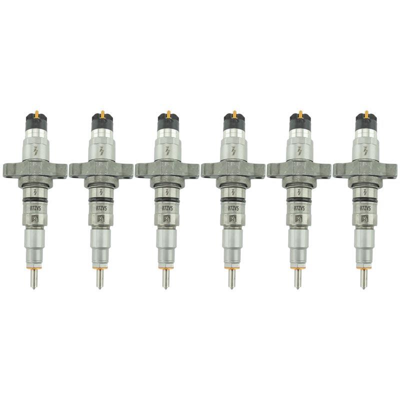 2003-2004 Cummins Reman Stock Injectors w/ Connecting Tubes (214311)-Stock Injectors-Industrial Injection-214311-Dirty Diesel Customs