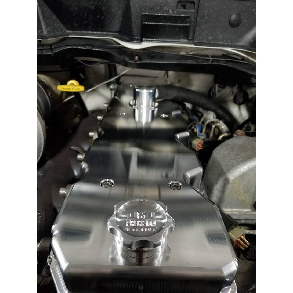 2003-2005 Cummins Billet Valve Cover (DJPCNC100071)-Valve Covers-D&J Precision Machine-Dirty Diesel Customs