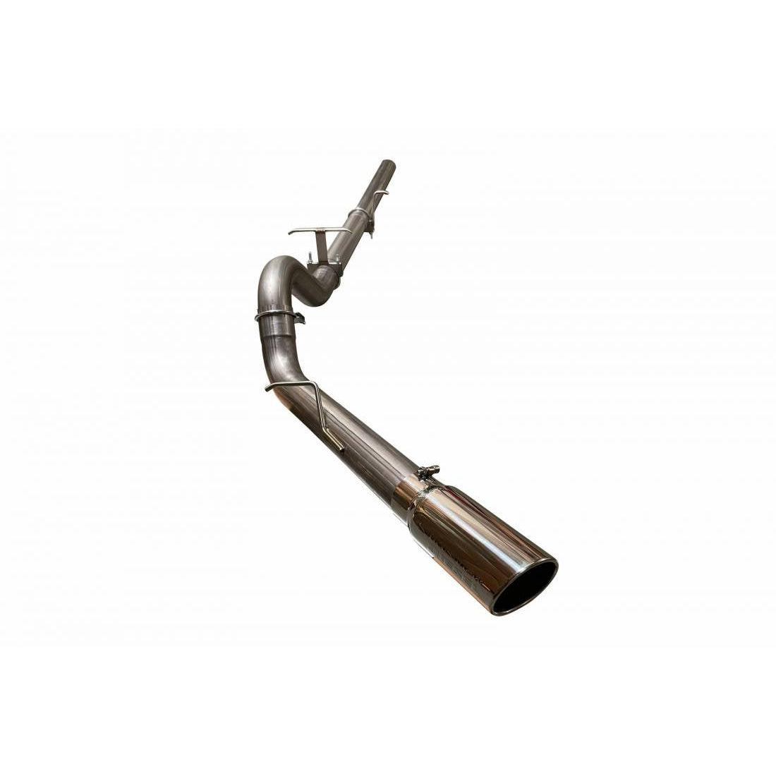 2003-2007 Powerstroke 4" Stainless Steel CAT-Back Exhaust System No Muffler SS (SD-6.0EX403)-Cat Back Exhaust System-Sinister-Dirty Diesel Customs