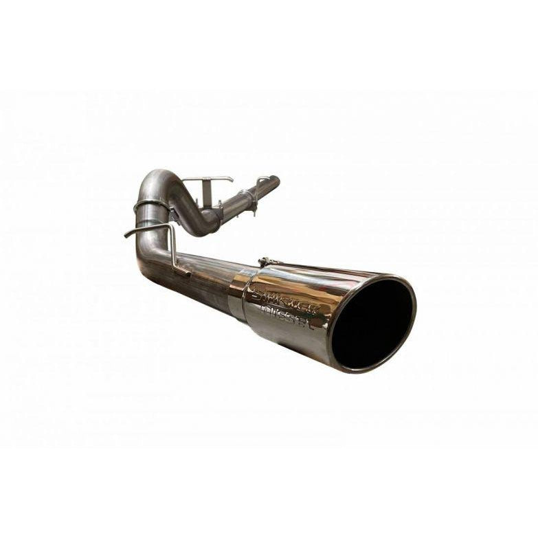 2003-2007 Powerstroke 4" Stainless Steel CAT-Back Exhaust System No Muffler SS (SD-6.0EX403)-Cat Back Exhaust System-Sinister-Dirty Diesel Customs