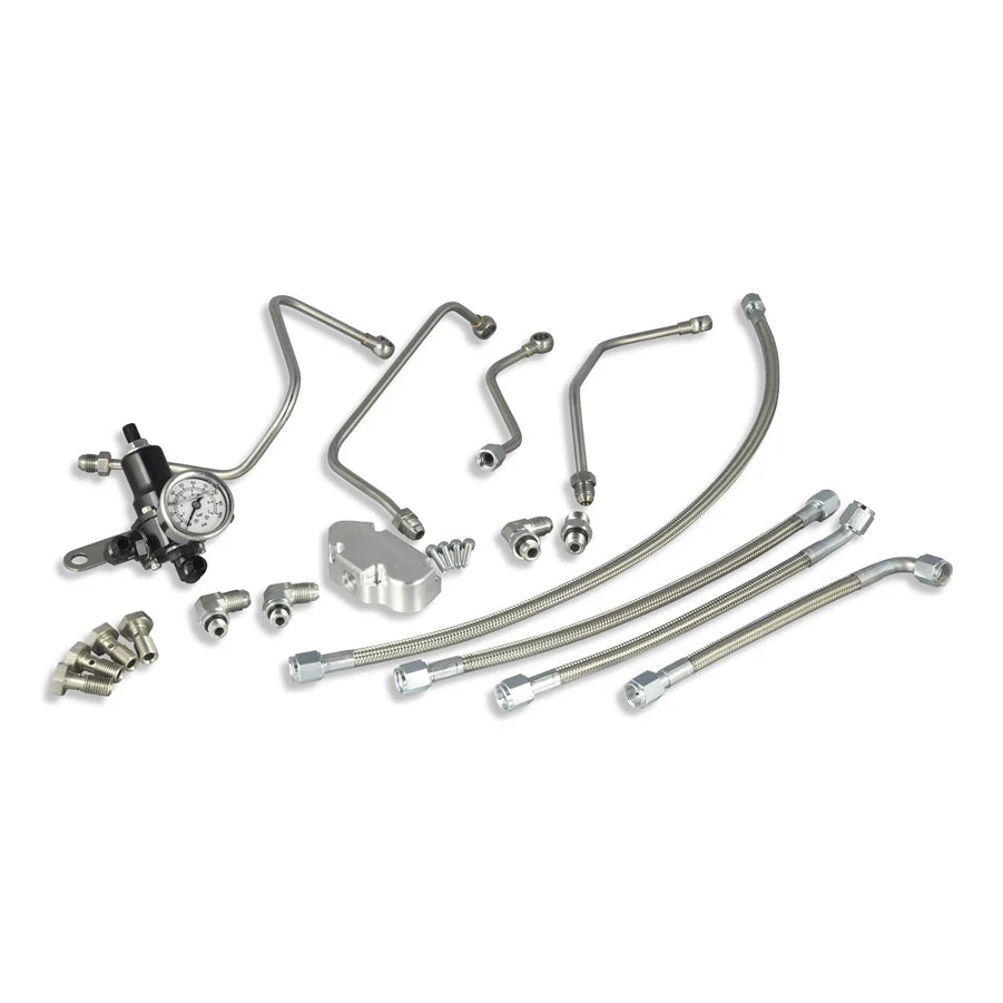 2003-2007 Powerstroke Regulated Fuel Return Kit (SMED-0307)-Fuel Return Kit-Smeding Diesel LLC-Dirty Diesel Customs