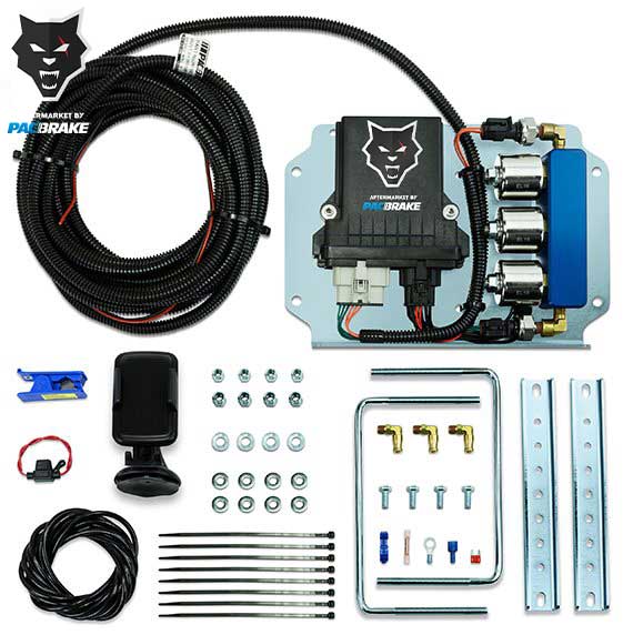 2003-2020 Cummins Ultimate Combo Air Springs + Wireless Controls + 1/2 Gal. Air Tank Kit (HP10002-J-R-CB1)-Air Bags-PACBRAKE-Dirty Diesel Customs