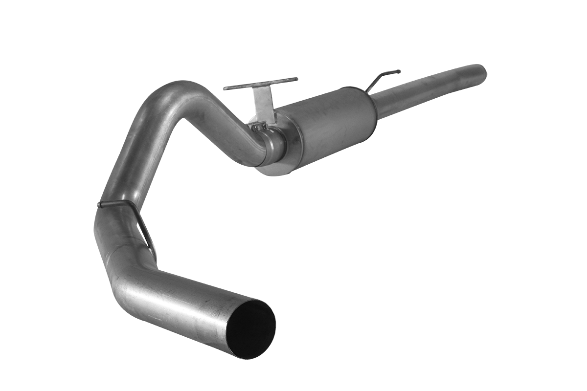 2003.5-2007 Powerstroke 4" Cat Back Exhaust System w/ Muffler (FLO-825)-Cat Back Exhaust System-Flo-Pro-421108-Dirty Diesel Customs