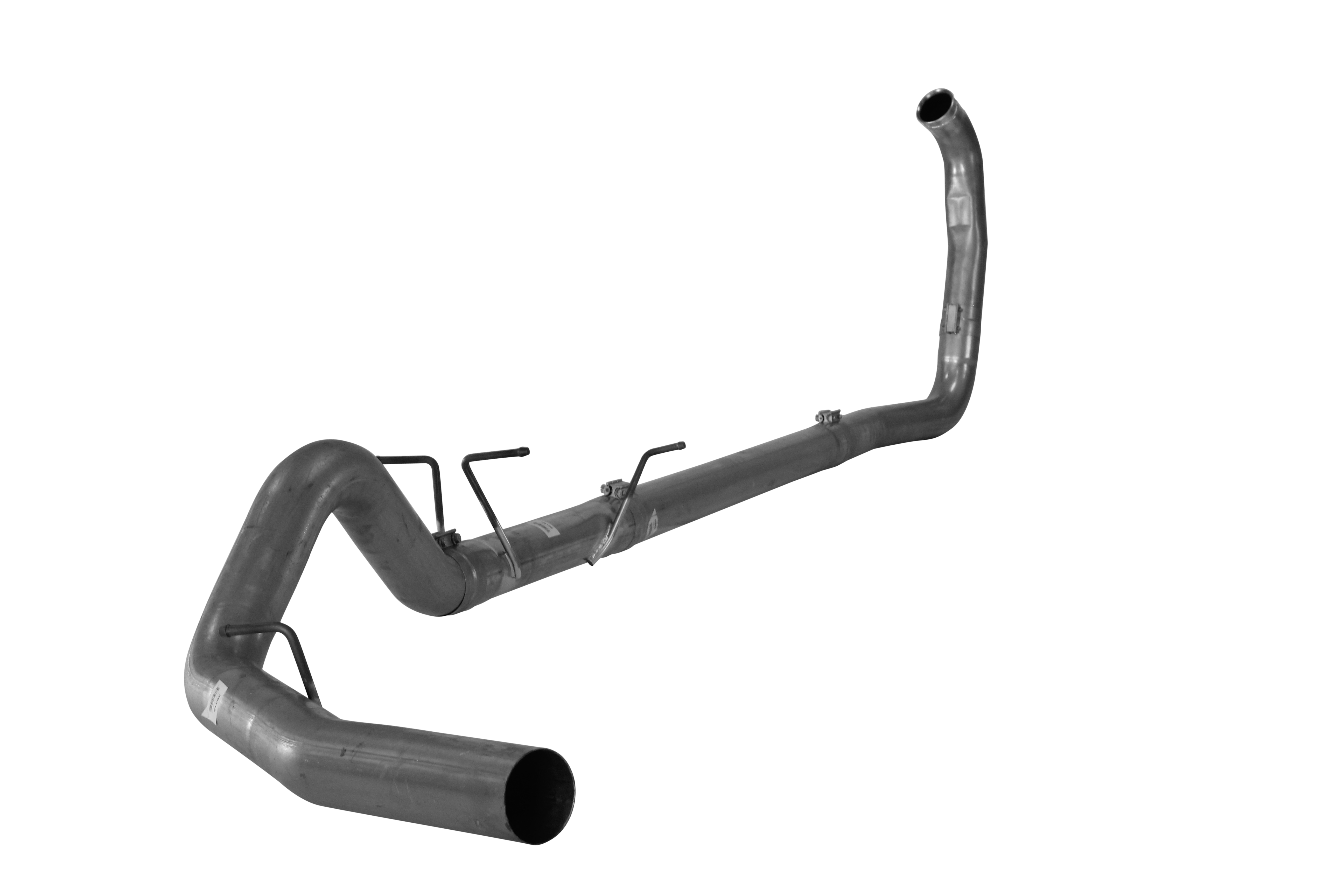 2003.5-2007 Powerstroke 4" Turbo Back Exhaust - No Muffler (FLO-824NM)-Turbo Back Exhaust System-Flo-Pro-421025-Dirty Diesel Customs