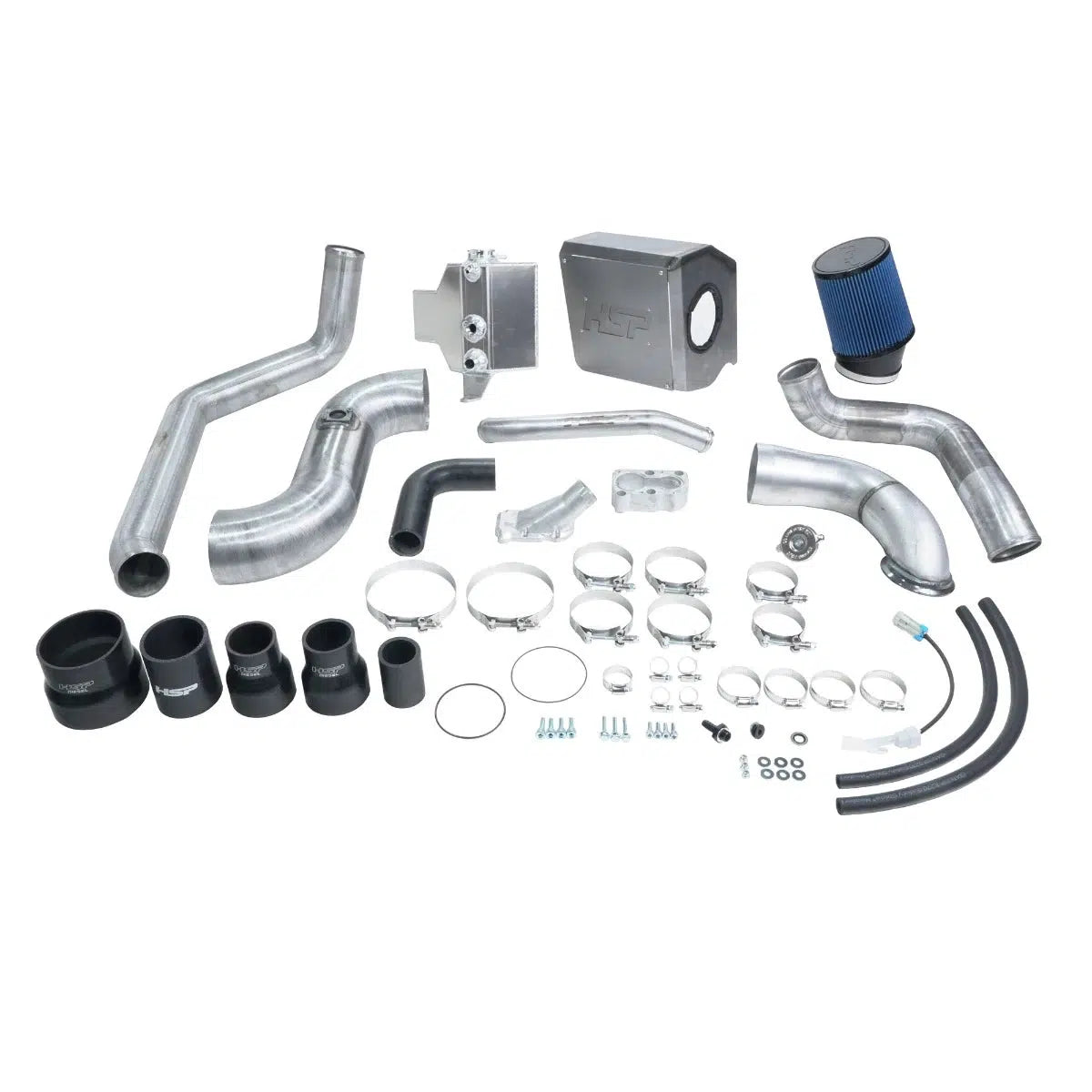 2004.5-2005 Duramax HSP Deluxe No Bridge / Cold Side Bundle Kit (HSP-D-294-HSP)-Intake Kit-HSP Diesel-HSP-D-294-HSP-RAW-Dirty Diesel Customs