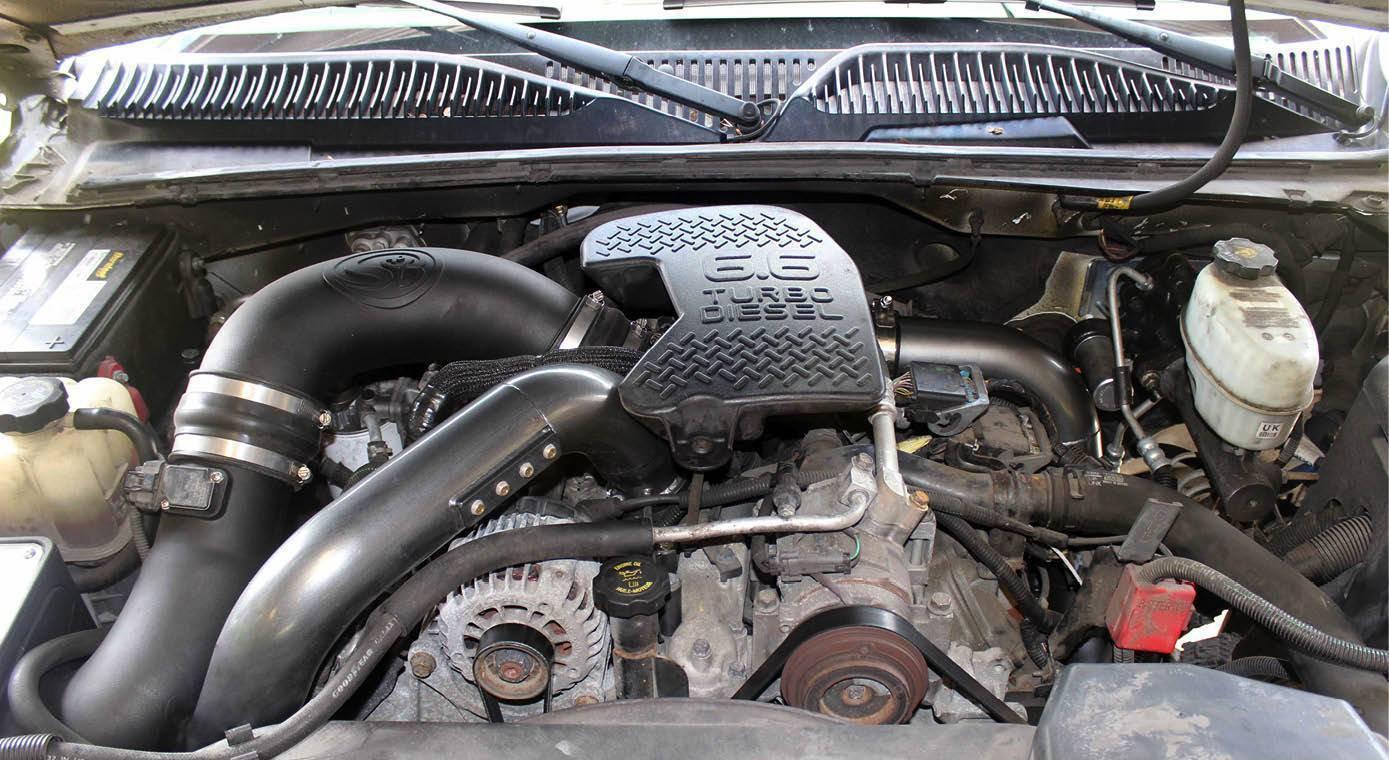 2004.5-2005 Duramax Passenger-Side Charge Tube (PGD0405BT)-Intercooler Piping-Pusher-Dirty Diesel Customs