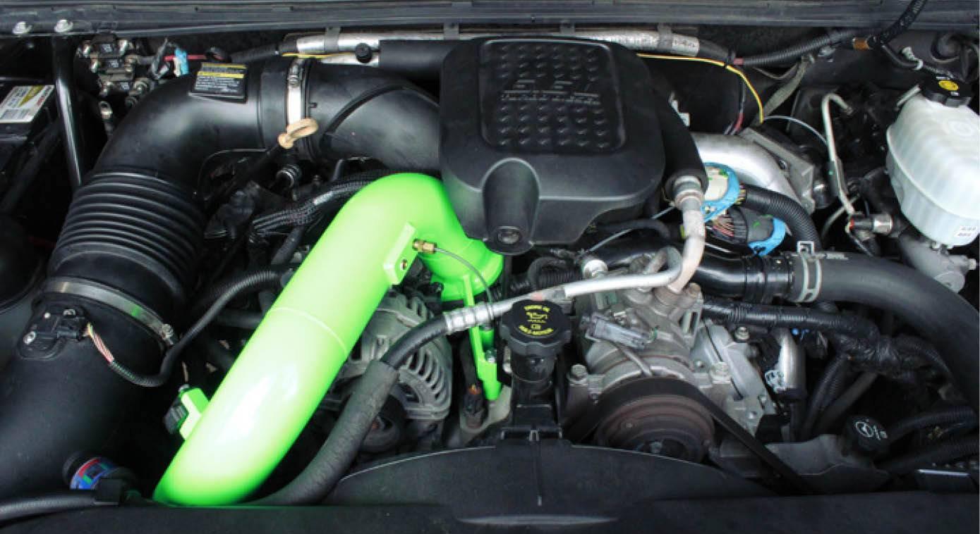 2004.5-2005 Duramax Passenger-Side Charge Tube (PGD0405BT)-Intercooler Piping-Pusher-Dirty Diesel Customs