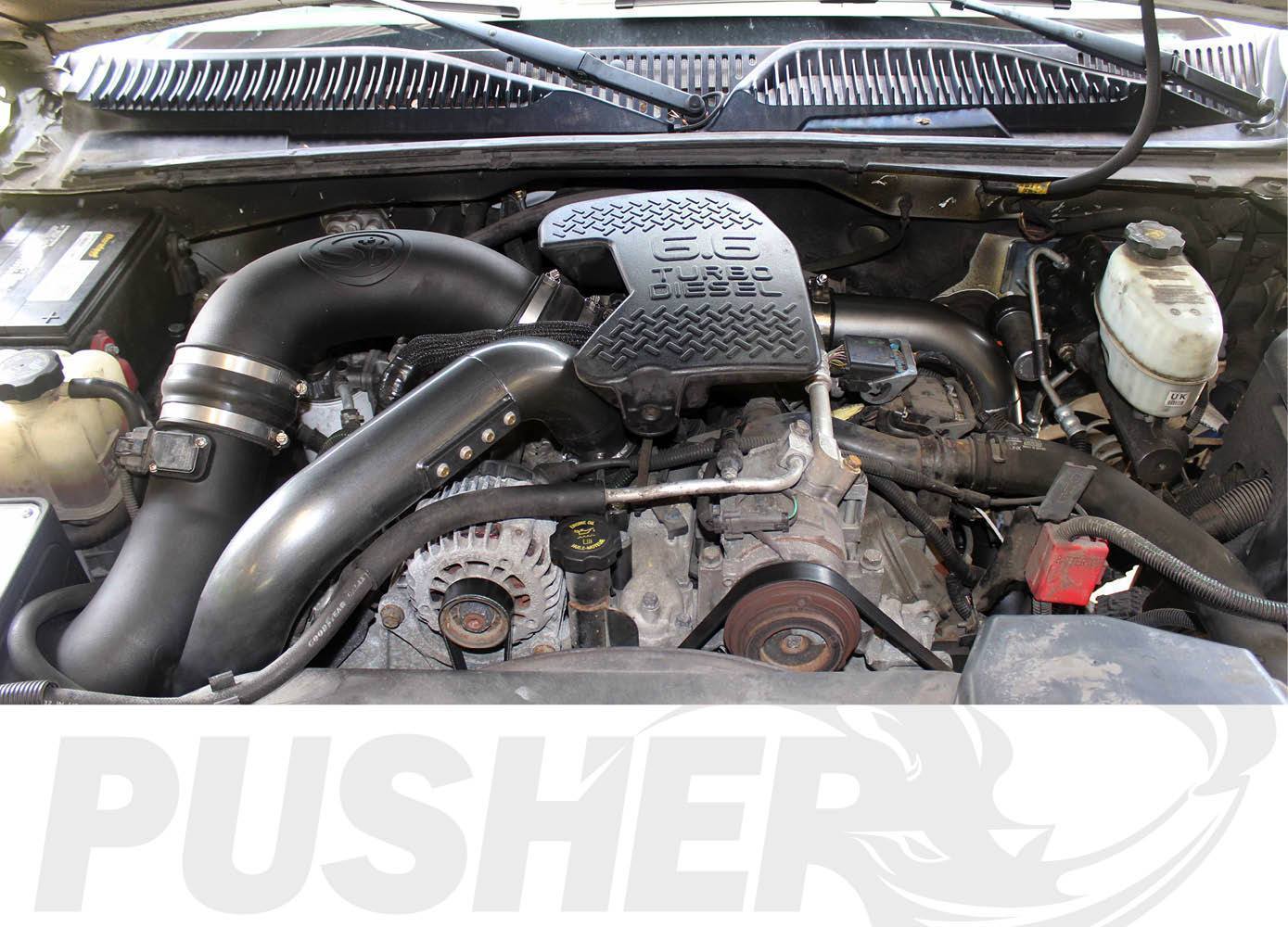 2004.5-2005 Duramax SuperMax Intake System w/ HD Driver-side Charge Tube (PGD0405SKT)-Intake Kit-Pusher-PGD0405SKT_T2-Dirty Diesel Customs