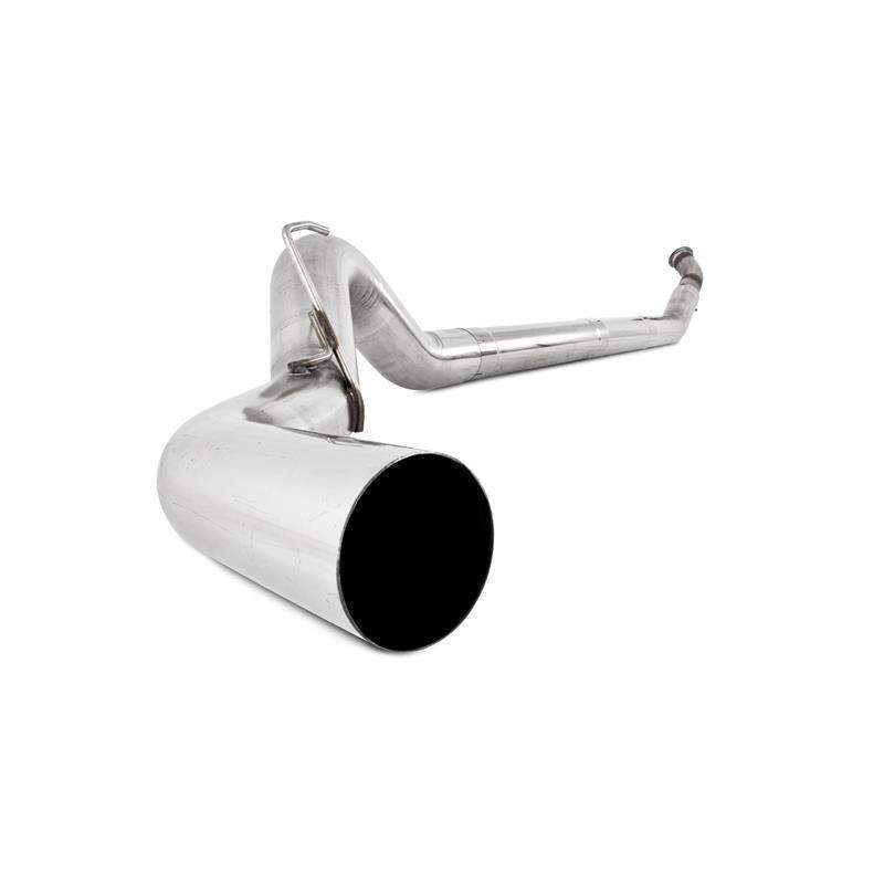 2004.5-2007 Cummins 5" SS Turbo Back Exhaust - No Muffler (S61160SLM)-Turbo Back Exhaust System-P1 Performance Products-Dirty Diesel Customs