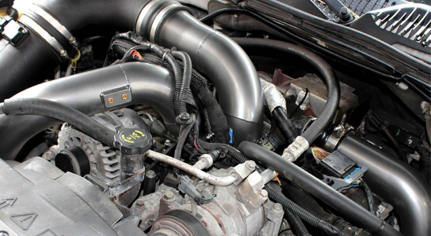 2004.5-2010 Duramax 3" Driver-Side Charge Tube (PGD0410HP)-Intercooler Piping-Pusher-Dirty Diesel Customs