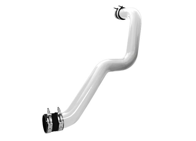 2004.5-2010 Duramax 3" Driver-Side Charge Tube (PGD0410HP)-Intercooler Piping-Pusher-PGD0410HP_W-Dirty Diesel Customs