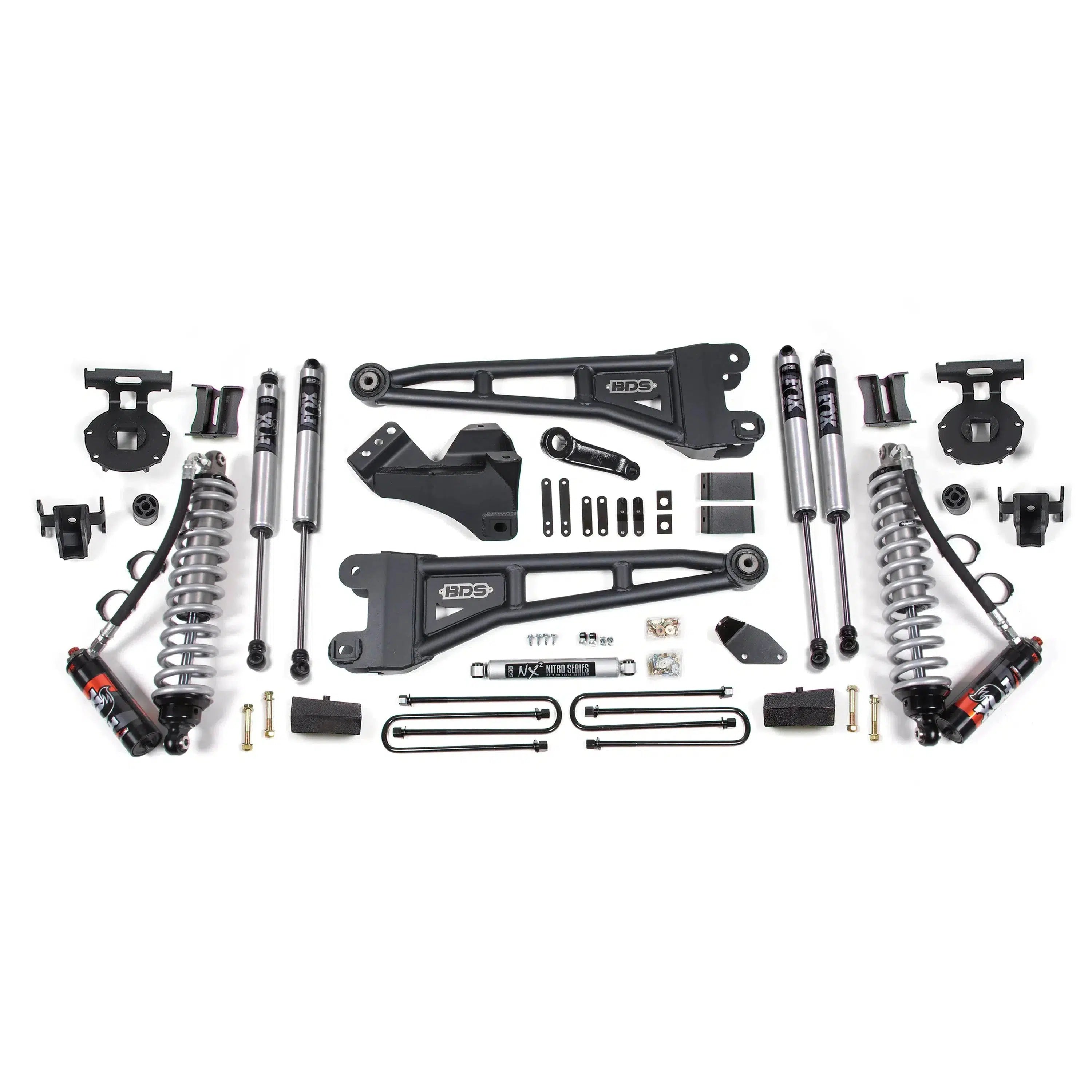 2005-2007 Powerstroke 4" Coilover Conversion Radius Arm Lift Kit (BDS1932FPE)-Lift Kit-BDS-Dirty Diesel Customs