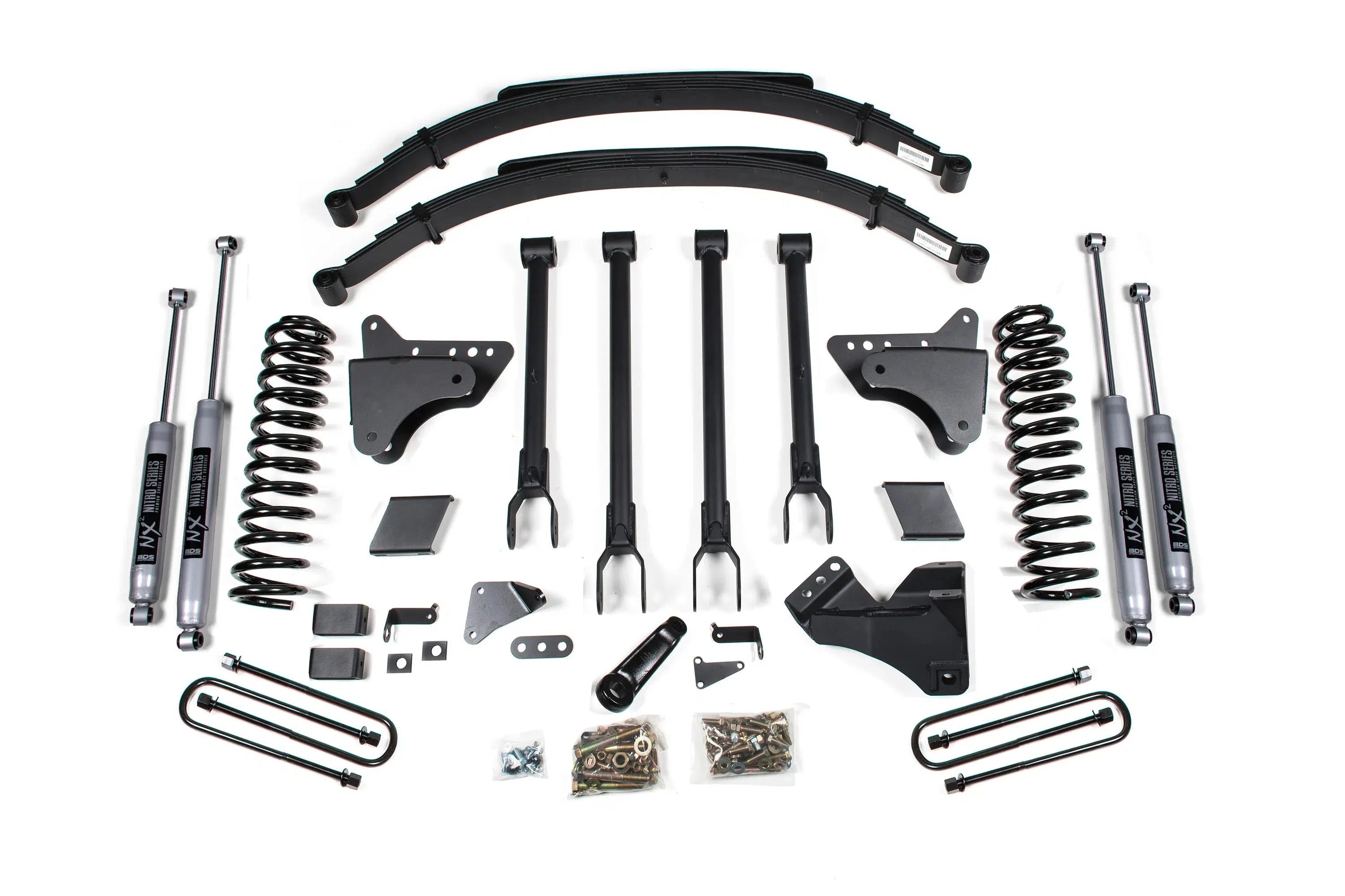 2005-2007 Powerstroke 6" 4-Link Lift Kit (BDS351H)-Lift Kit-BDS-Dirty Diesel Customs