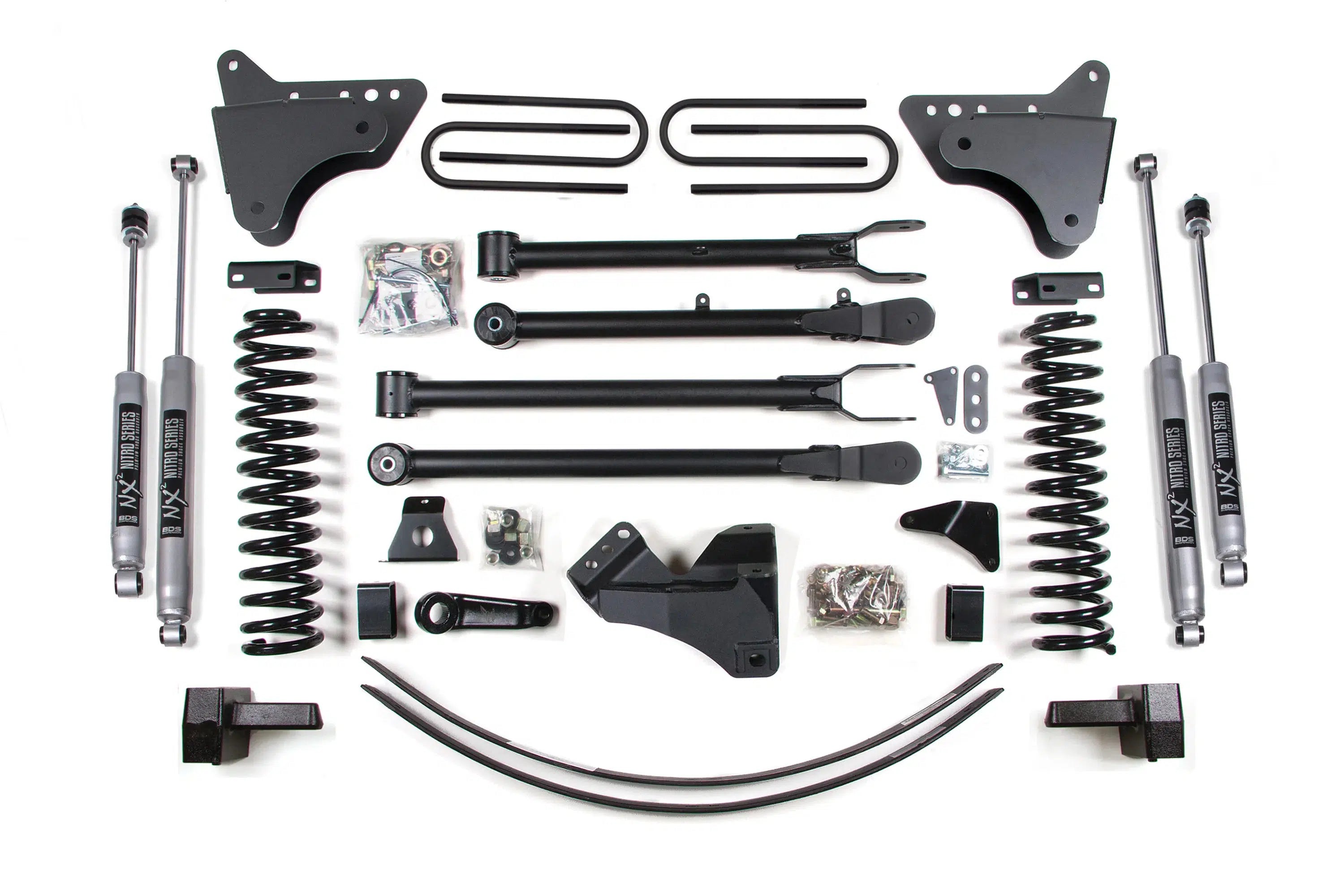 2005-2007 Powerstroke 6" 4-Link Lift Kit (BDS351H)-Lift Kit-BDS-Dirty Diesel Customs