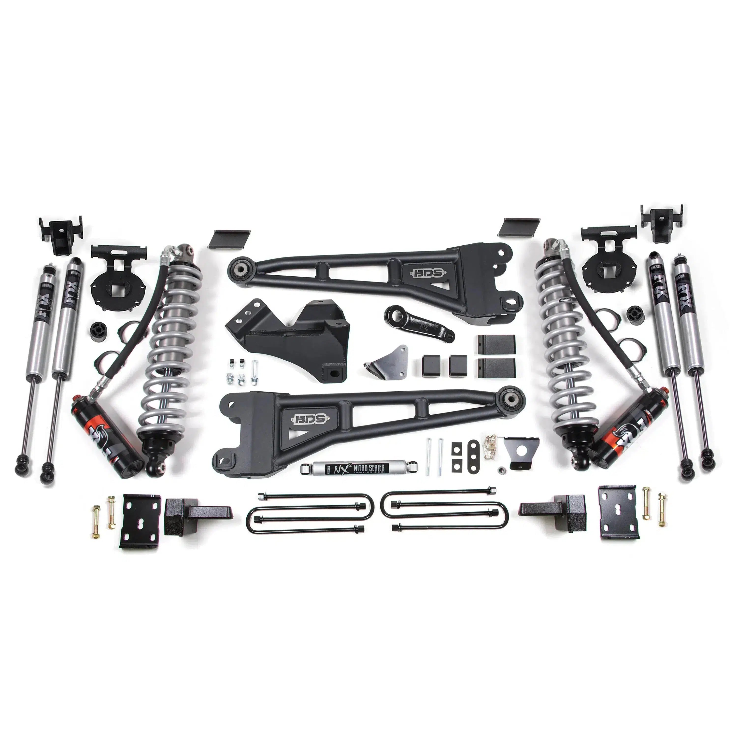 2005-2007 Powerstroke 6" Radius Arm Lift Kit w/ Fox 2.5 Elite Shocks (BDS1947FPE)-Lift Kit-BDS-Dirty Diesel Customs